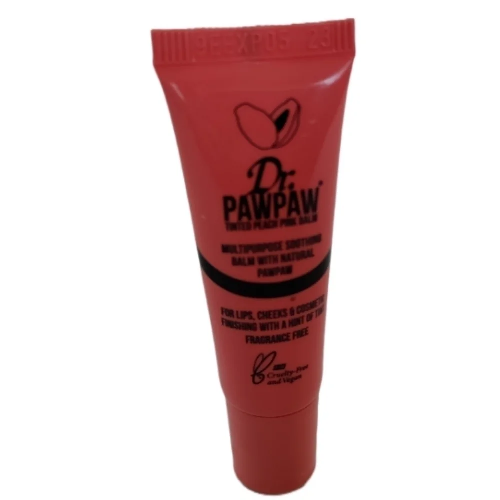DR PAWPAW Lip Balm Healing Peach Pink New